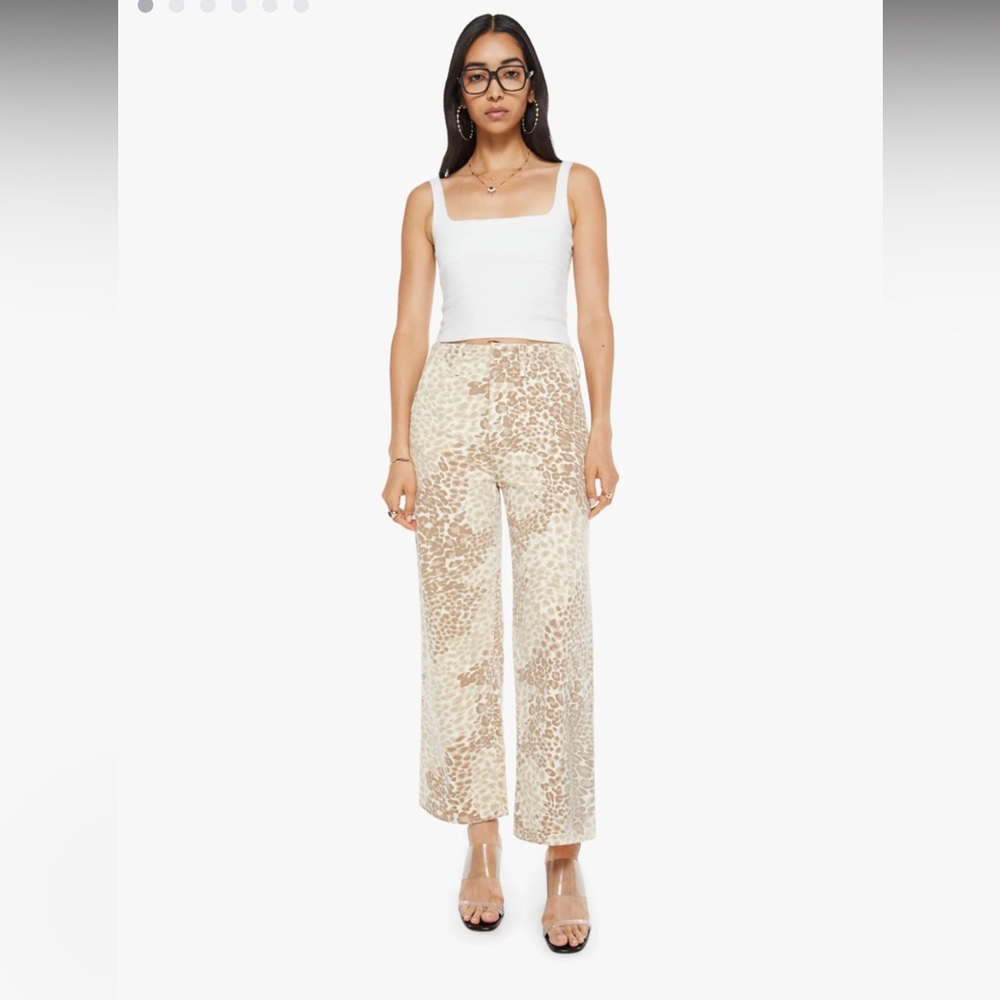 Mother Denim Spot On Leopard Jeans  size 26